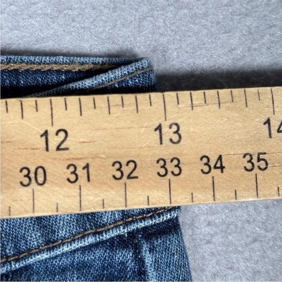 Vintage Y2K Bebe Maxi Cargo Jeans Womens Small Blue Stretch Denim Grunge Pockets - Picture 9 of 15